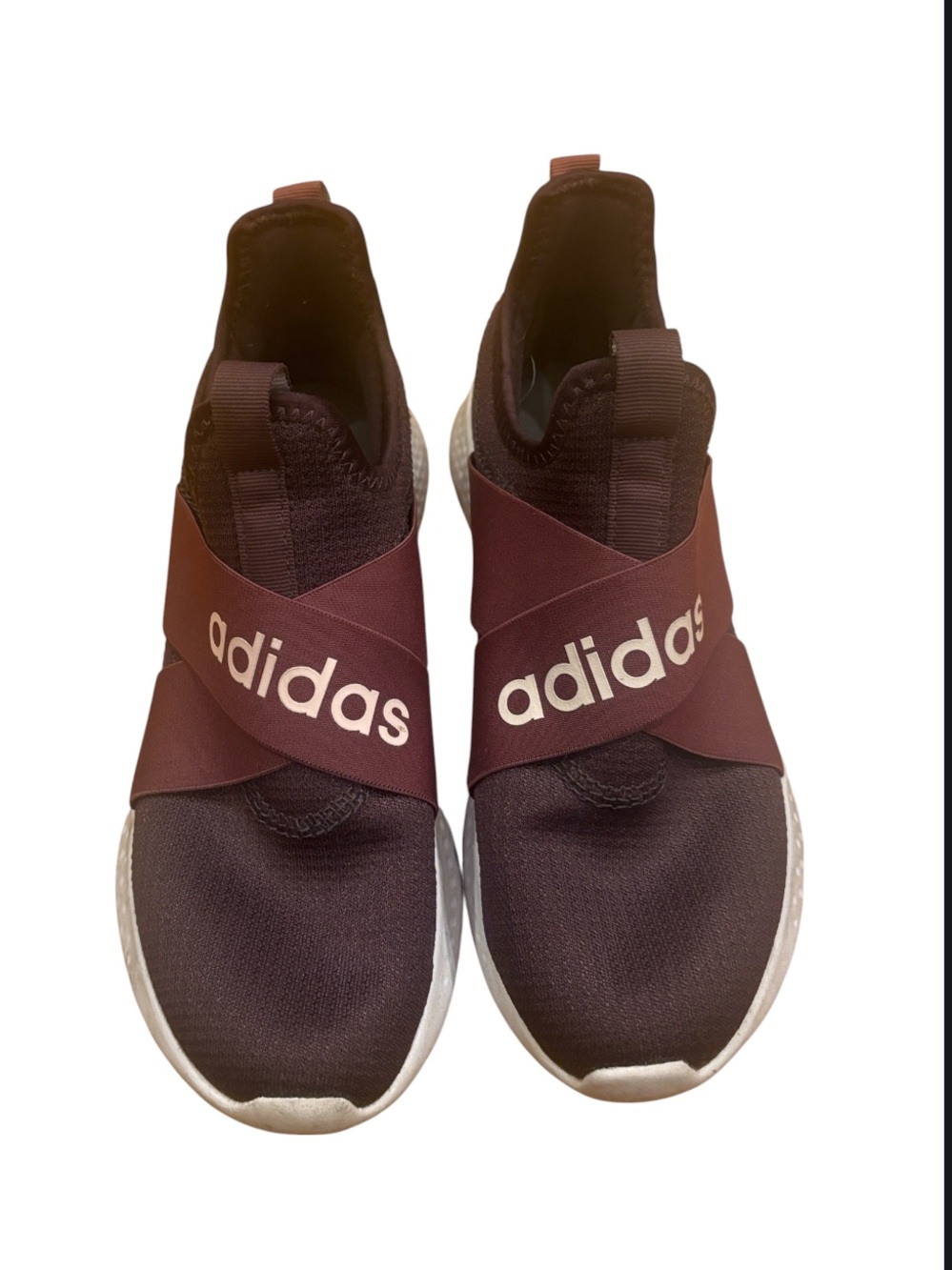 Adidas Size 8 Promotion Adapt Tennis Shoes in Shadow Maroon
